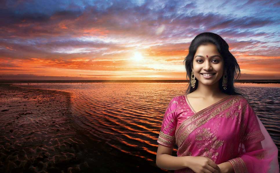 Evening Sky Over the Seashore Copyright Free Stock, Peaceful Sunset Footage for Relaxation | VM1118 vedan media vm1118 Copyright Free Stock