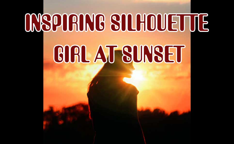 Free video footage of silhouette girl at sunset by lakeside with golden sky reflections – emotional 4K cinematic stock video